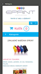 Mobile Screenshot of eprint.cz
